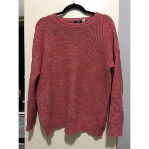 Dark pink, light blue Urban Outfitters sweater